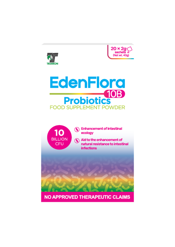 EdenFlora 10B Probiotics Prebiotics 5 in 1 Strains (20 sachets) - Image 2