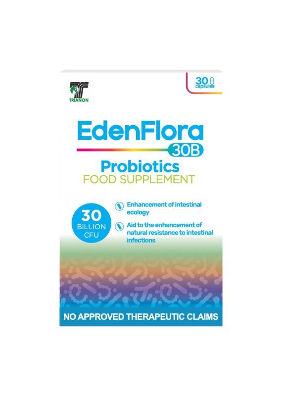 EdenFlora 30B Probiotics Prebiotics 10 in 1 Strains (30 Capsules) - Image 3